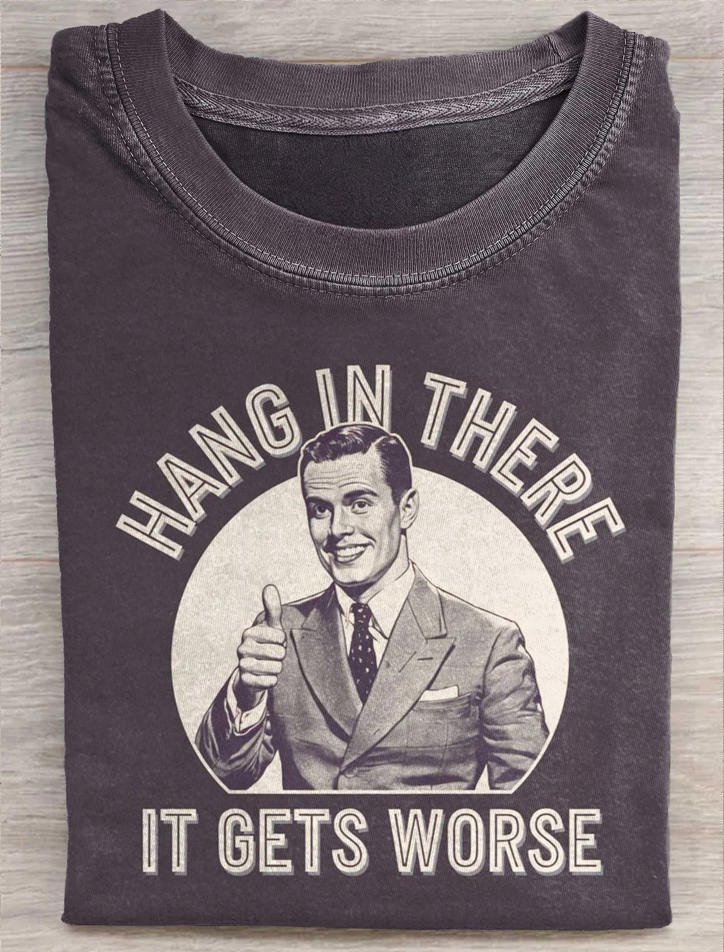 Hang in there Funny Art Print Casual Short Sleeve T-shirt