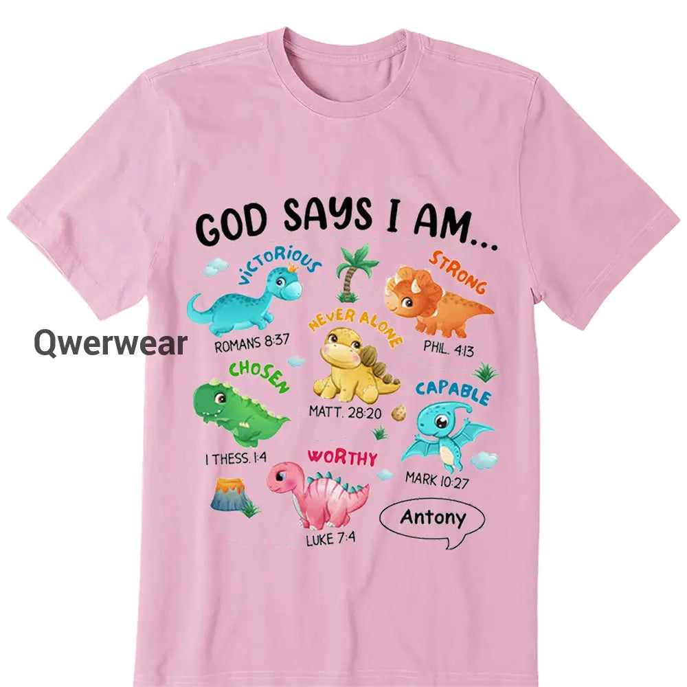 Gifts For Kid Dinosaur I Am Kid T Shirt