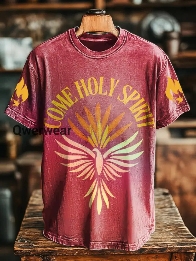 Men’s come holy spirit T-shirt Red / S