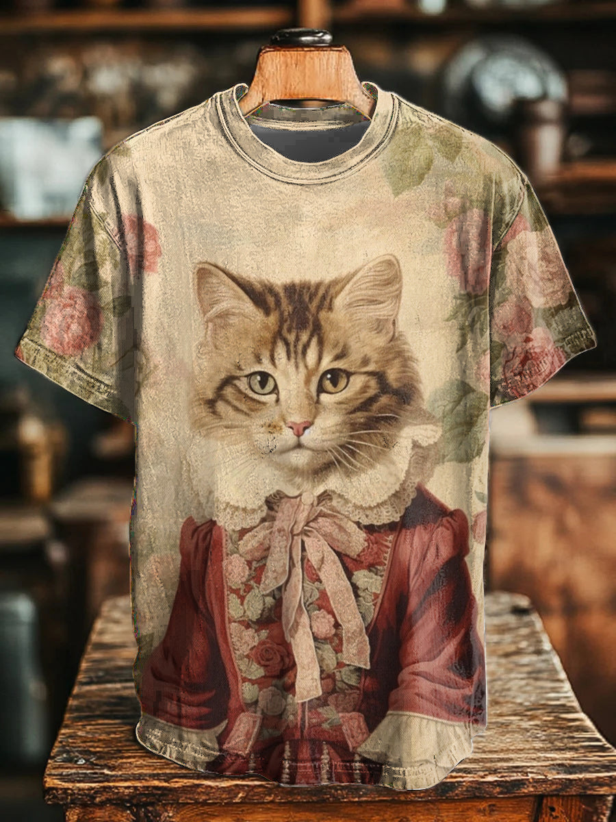 Unisex vintage cat T-shirts