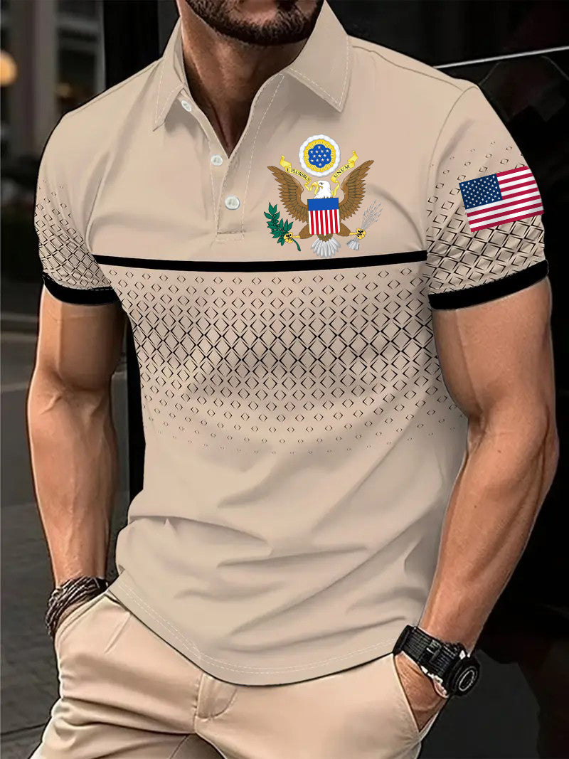 Men's USA Pritn short sleeve shirt