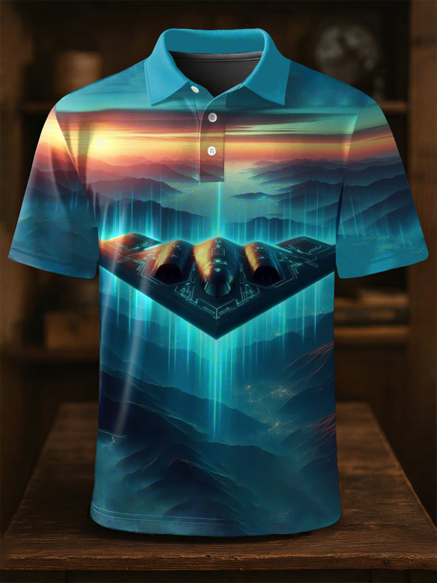 Men's B-2 Spirit Air Force short sleeve shirt