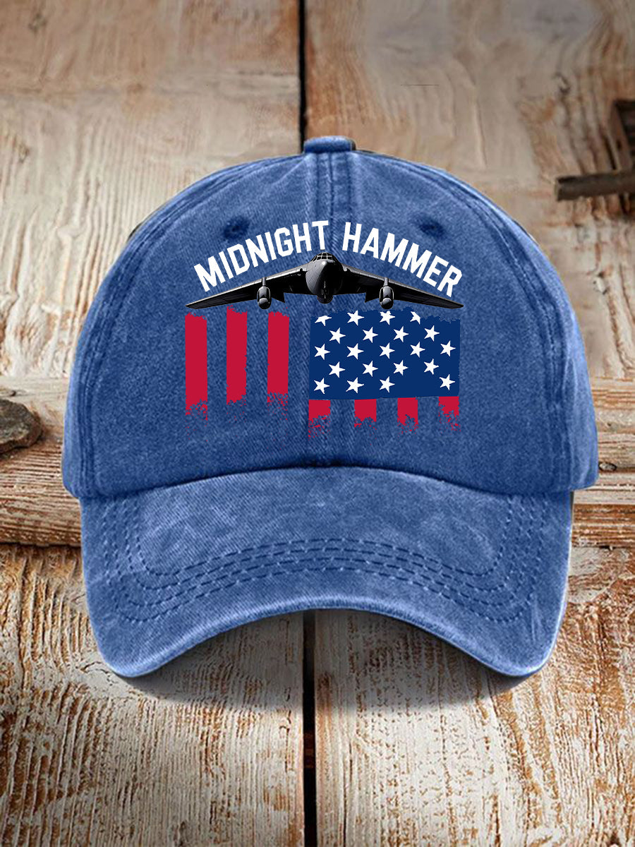 Unisex Operation Midnight Hammer B-2 Spirit Print Hat
