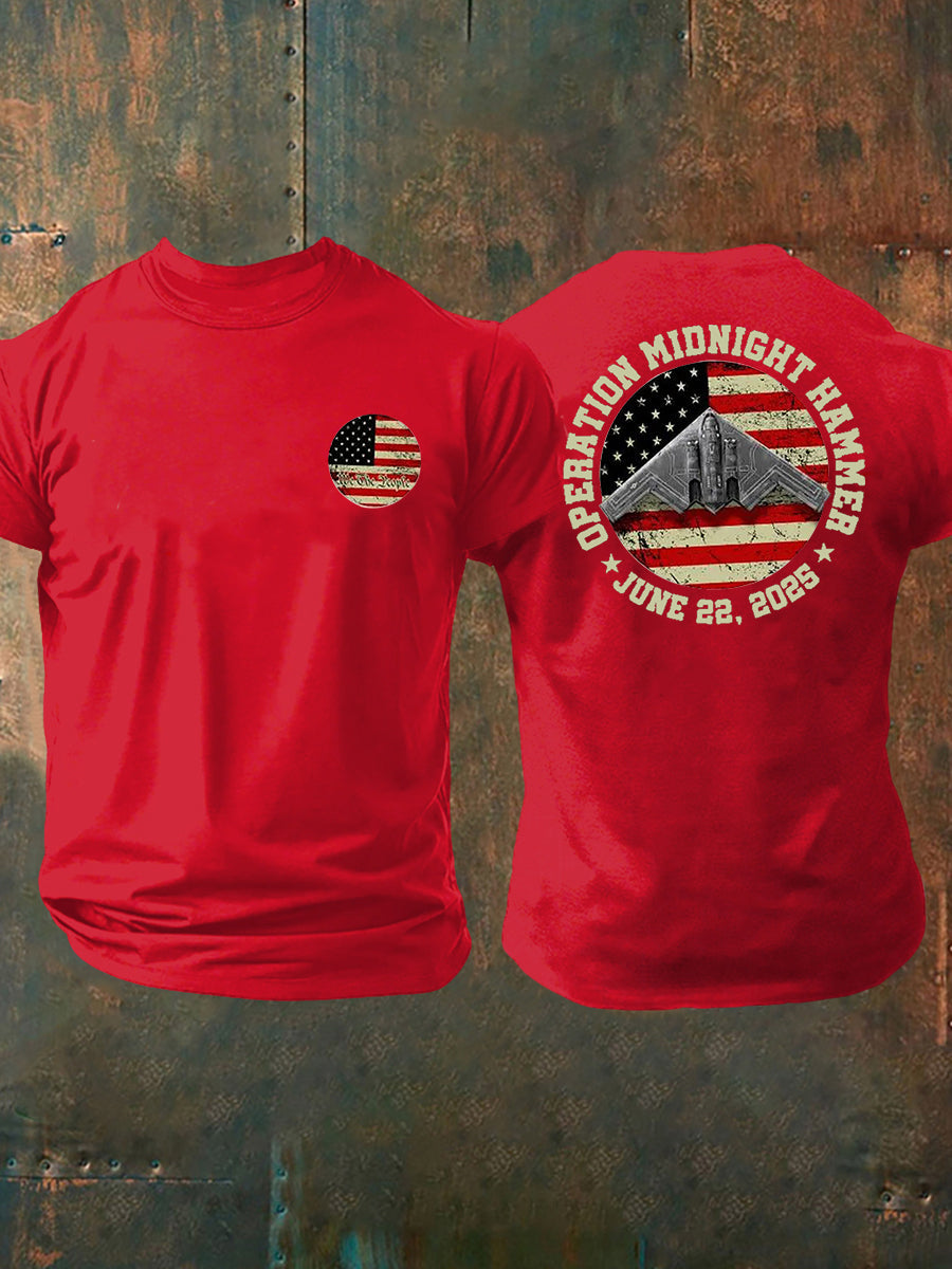 Men's Midnight Hammer B-2 Spirit Printed T-shirt