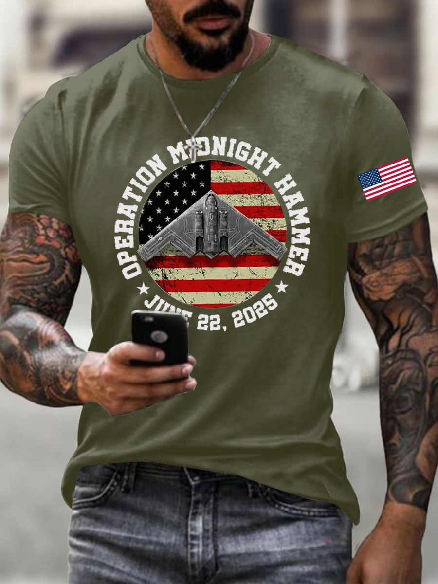 Men's Midnight Hammer B-2 Spirit Printed T-shirt