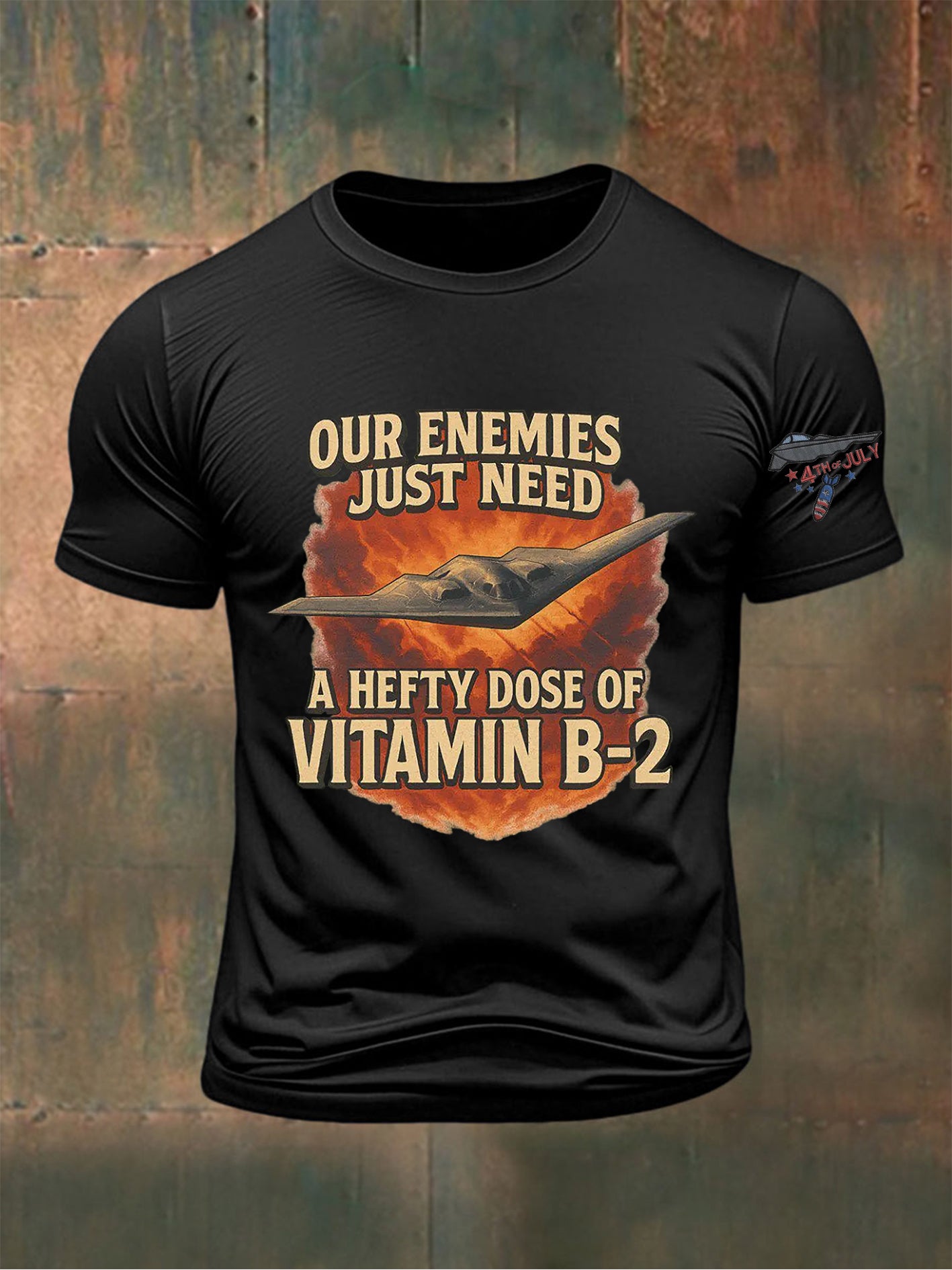 Men's Midnight Hammer Spirit Printed T-shirt