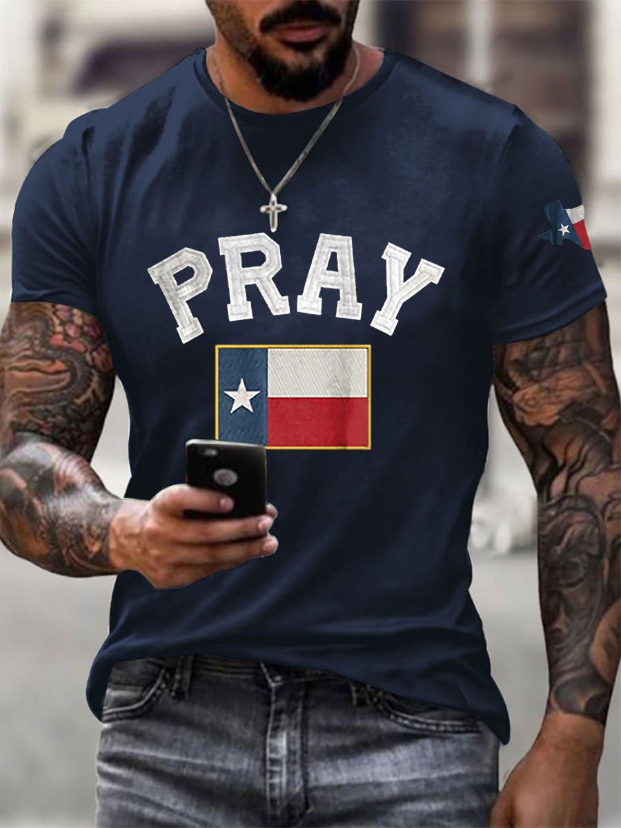 Men's Texas Strong Print T-Shirt