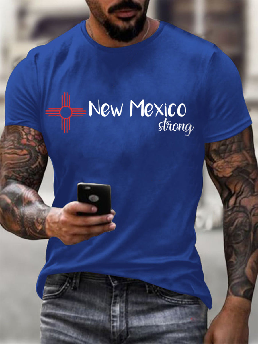Men's New Mexico Ruidoso Strong Short Sleeves T-shirt