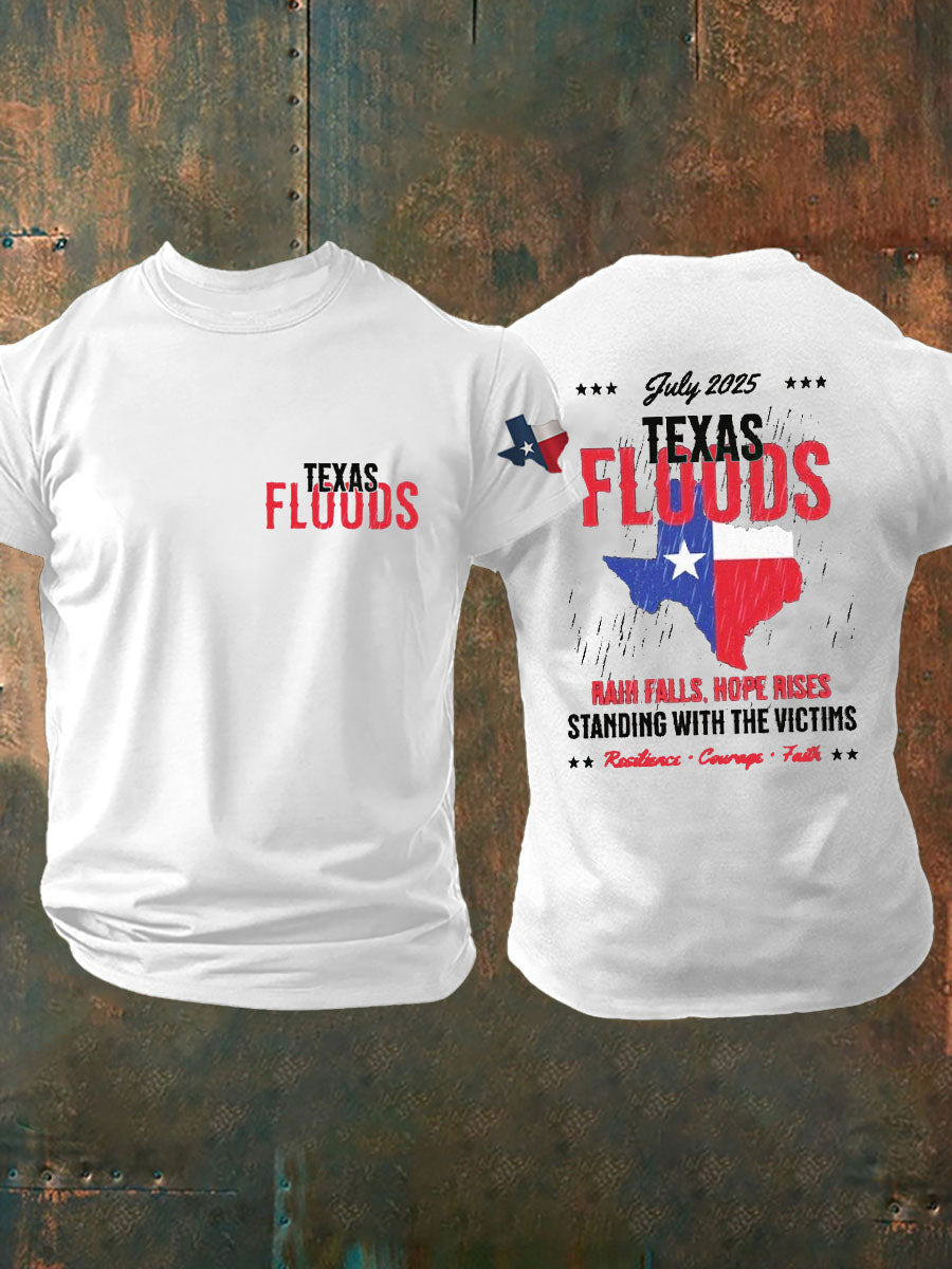 Men's Texas Strong Short-Sleeved Printed T-shirt