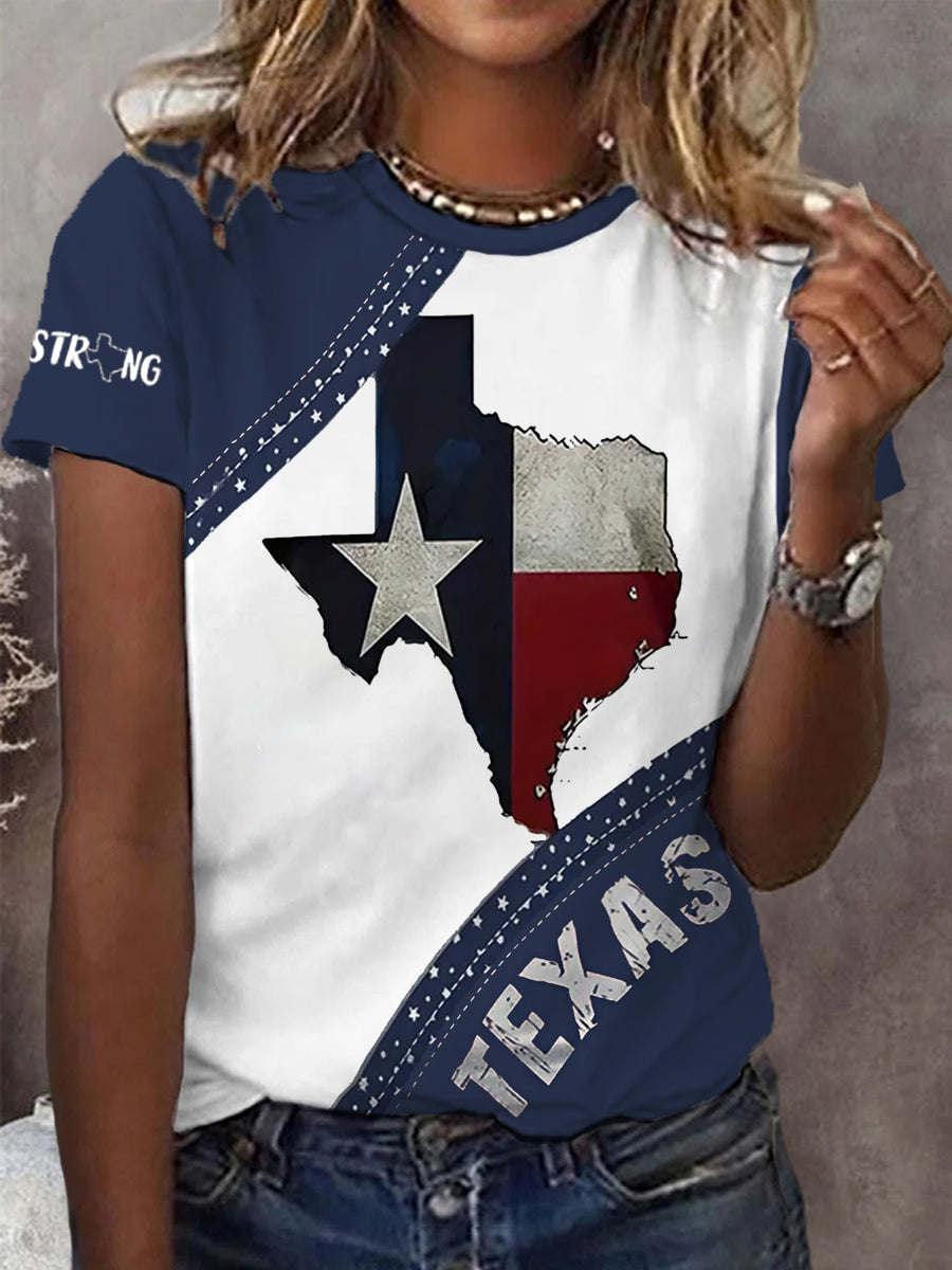 Women's Texas Strong Pray For Texas Tee