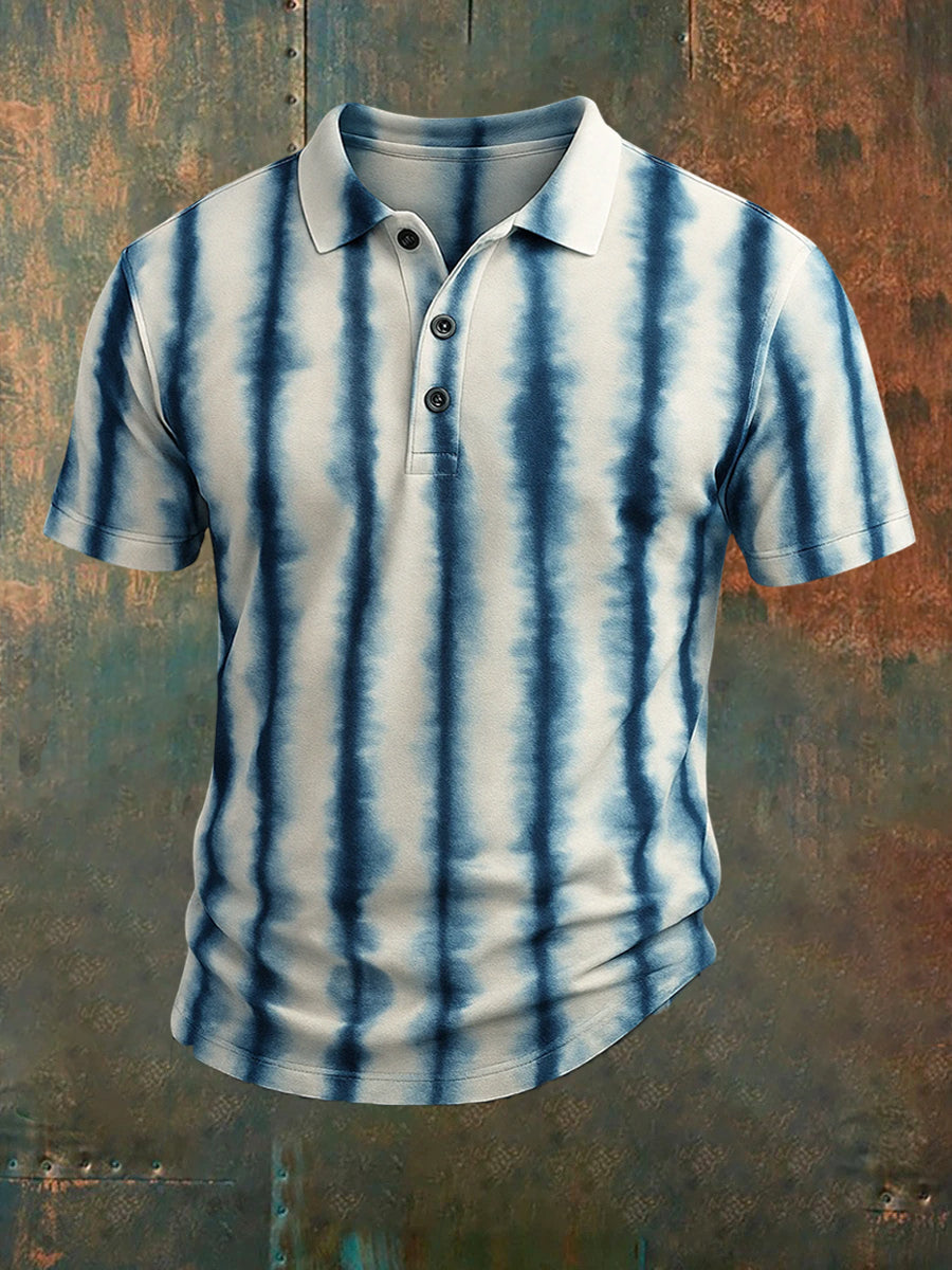 Men's Vintage Holiday Business Casual Polo Shirt