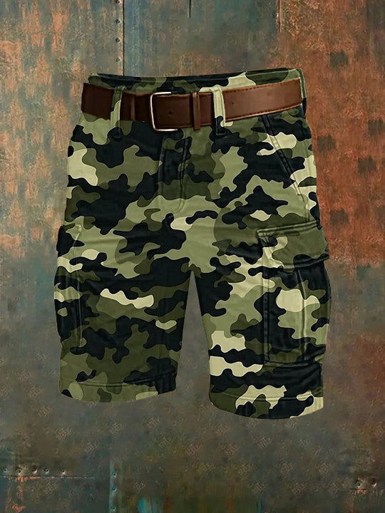 Men's camouflage shorts