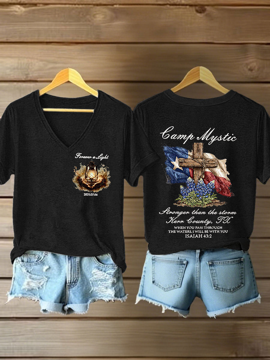 Women's Pray for Kill County- Printed Short Sleeve T-shirt