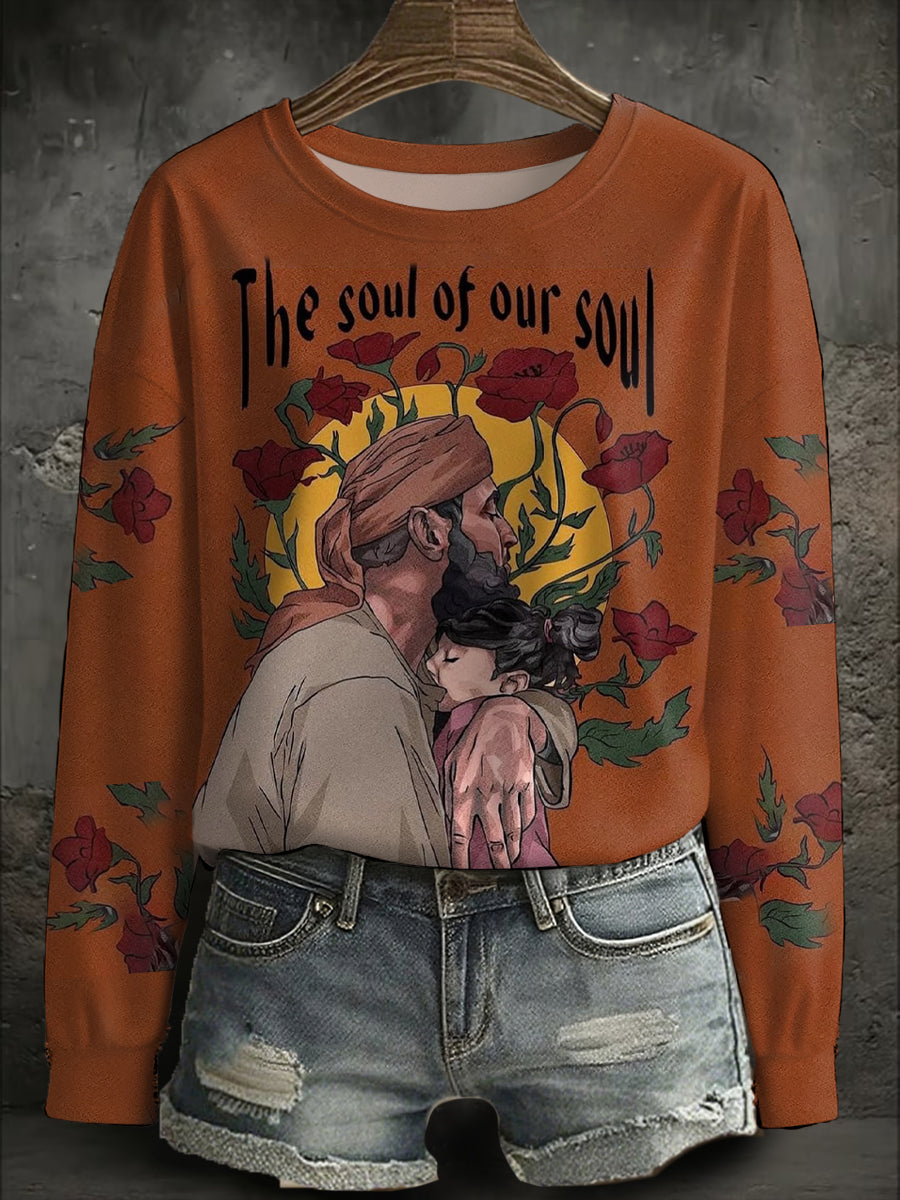 Women's Free Peace Printed Sweatshirt