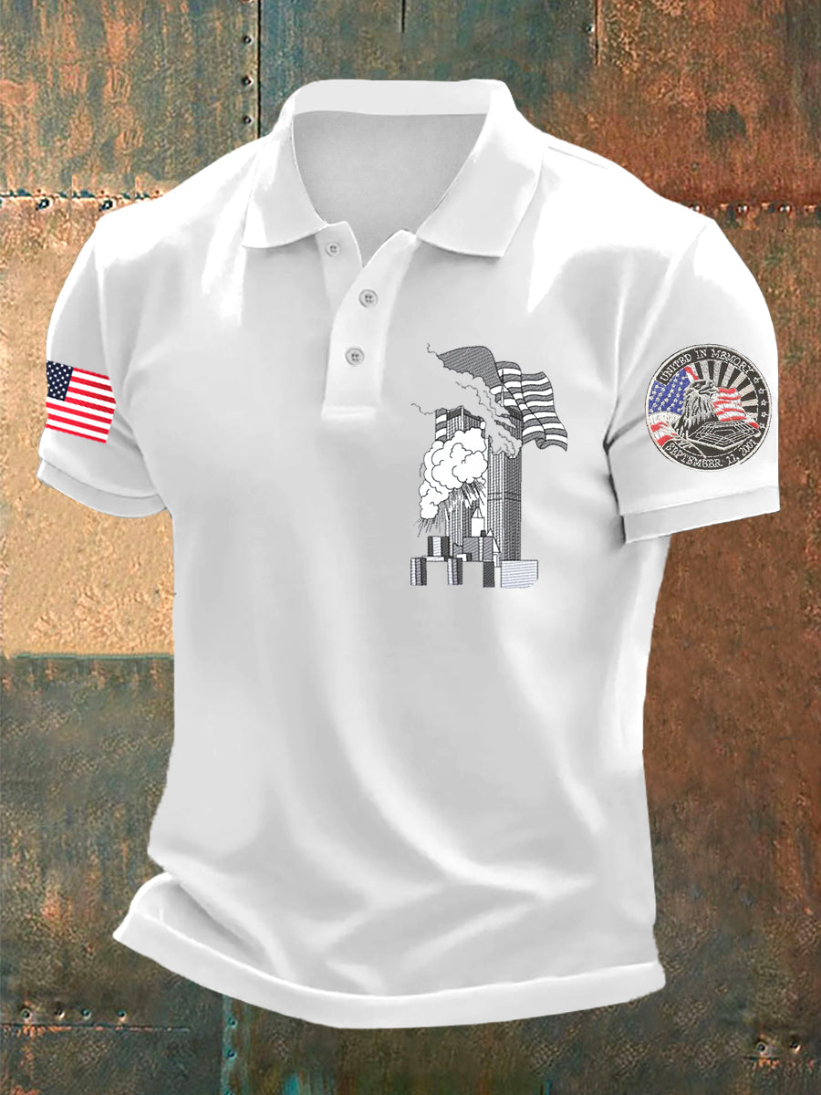 Men's Patriot Day Never Forget 9-11 Shirt