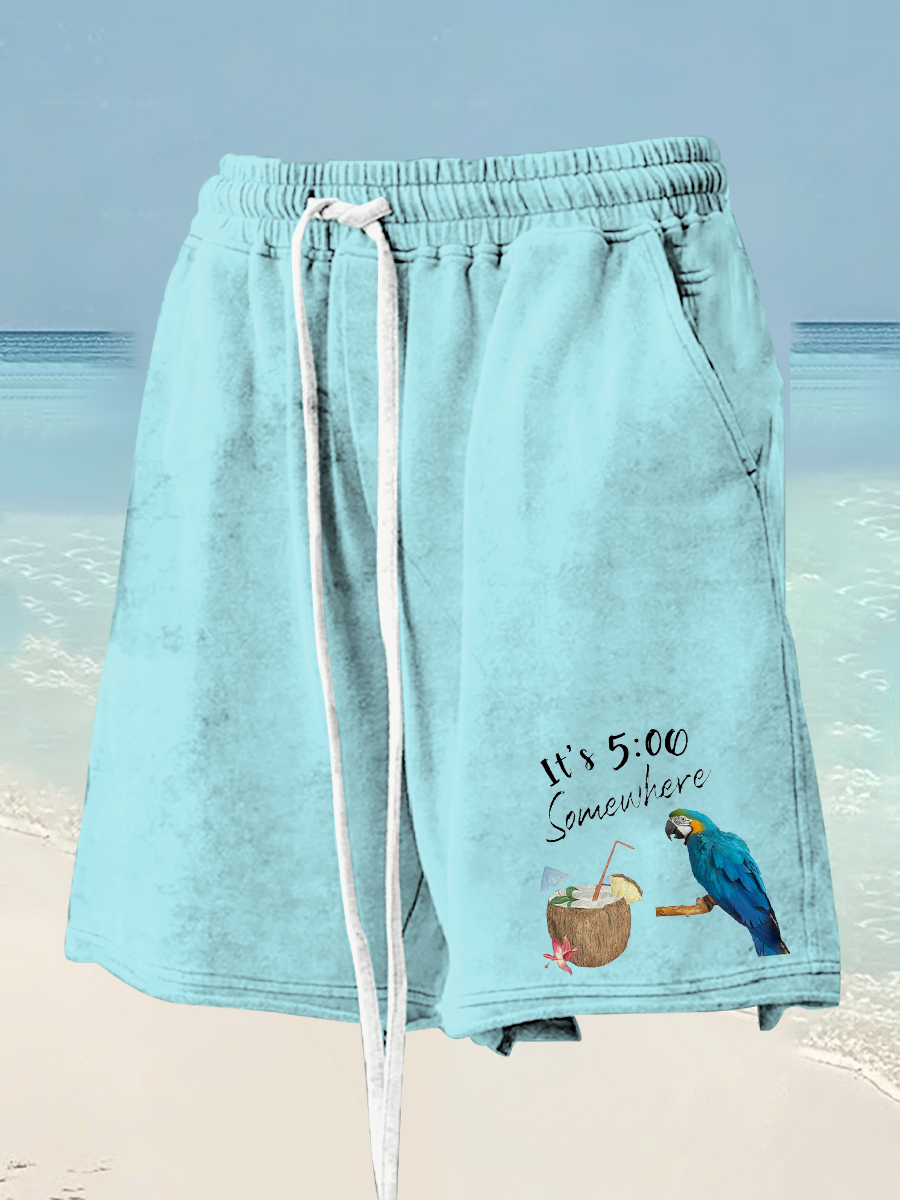Men's Jimmy Buffett Day Printed Shorts