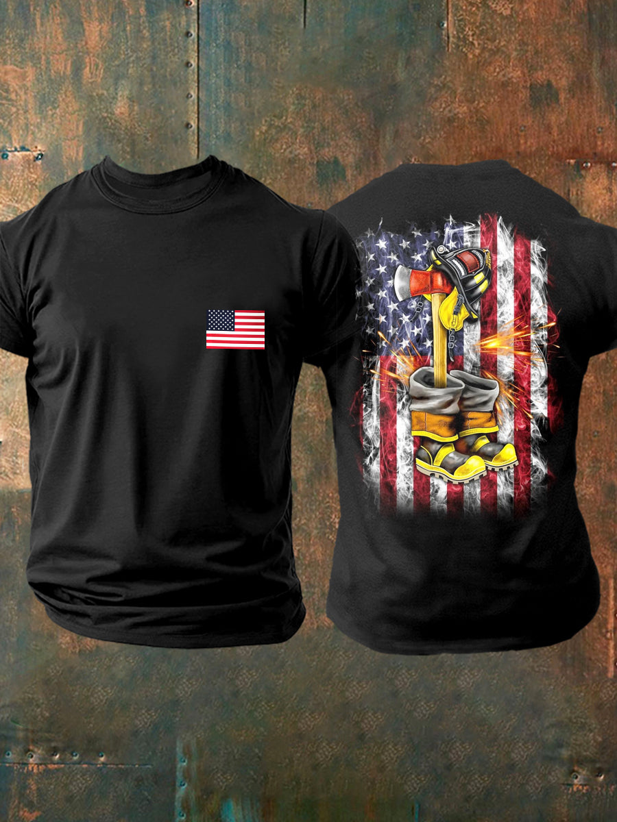Men's 9/11 Never Forget 343 Search and Rescue Shirt