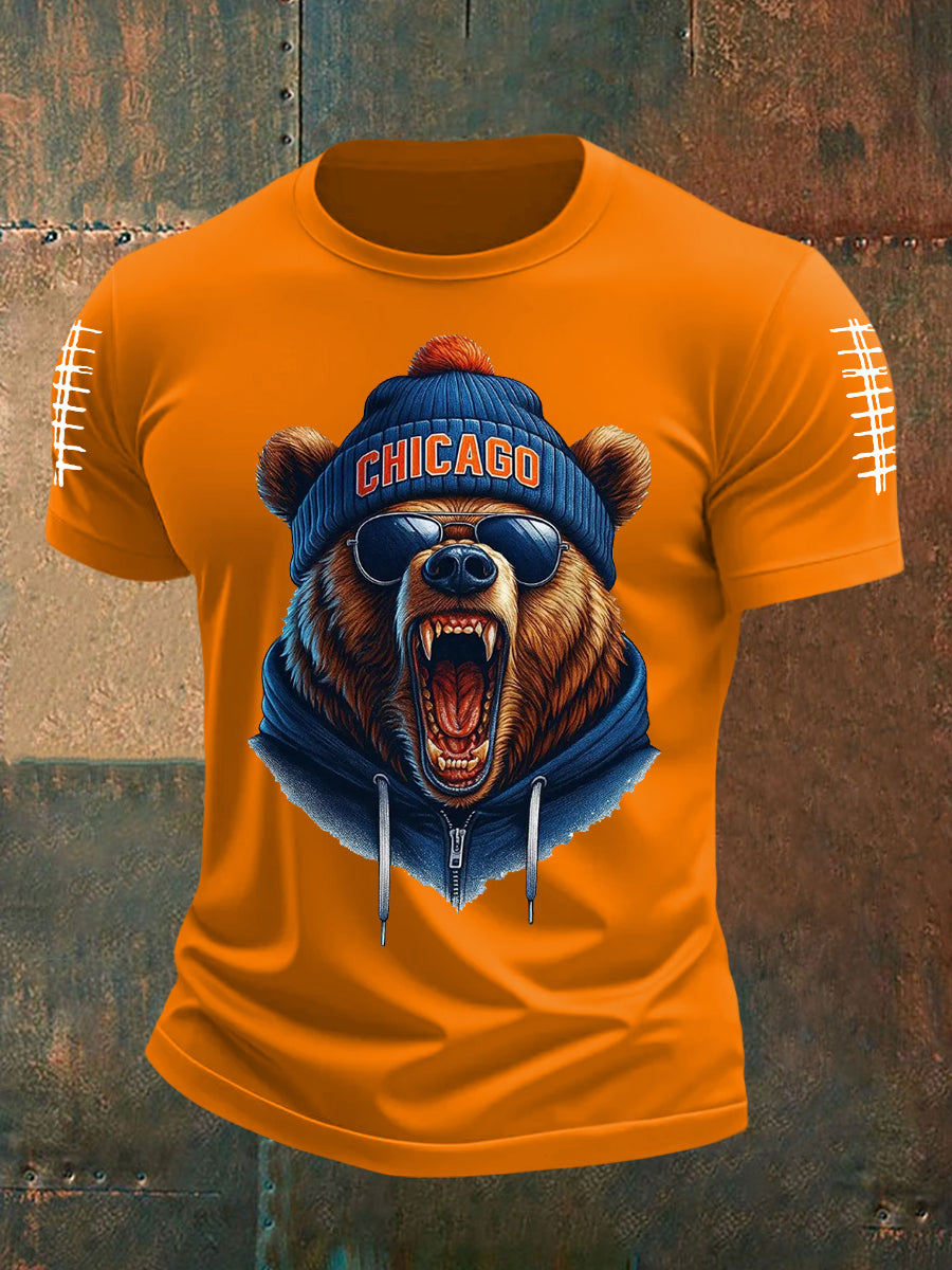 Men's Football Fans Lovers Gameday Casual Tee