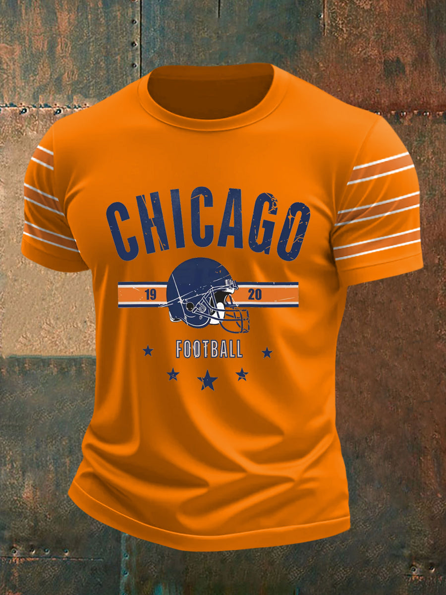 Men's Football Fans Lovers Gameday Casual Tee