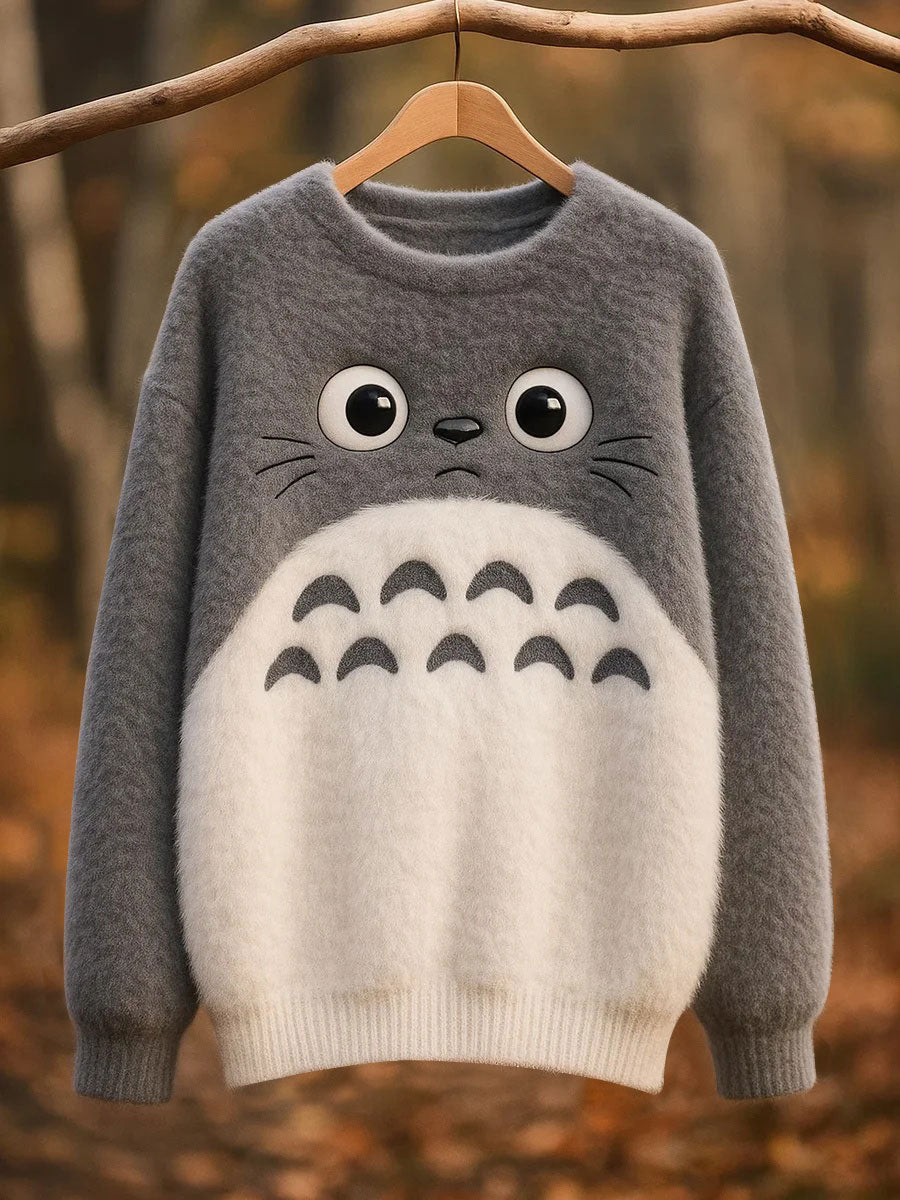 Women's Funny Cat Print Casual Top