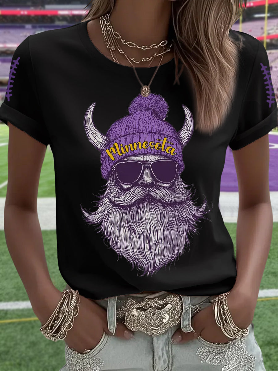 Women's Football Fans Lovers Gameday Casual Tee