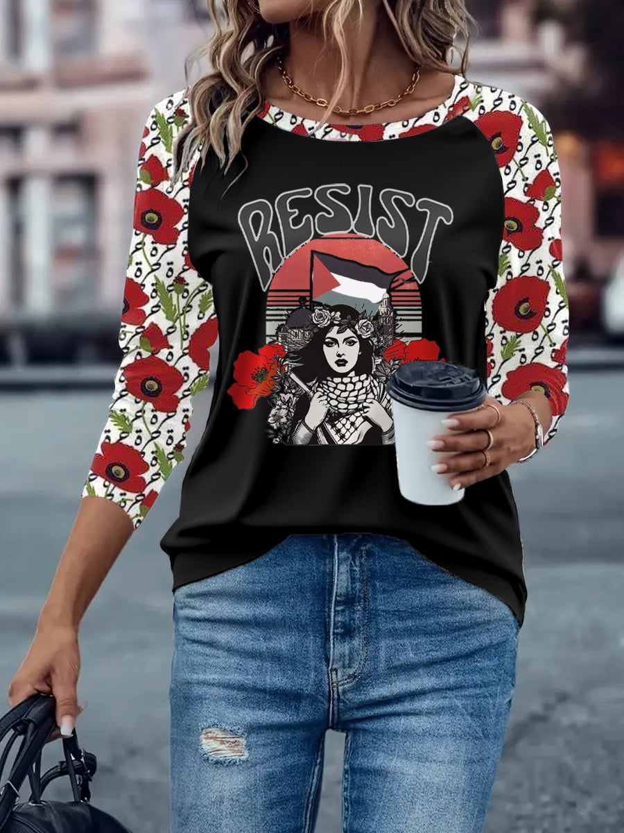 Women's Free&Peace Printed Tops