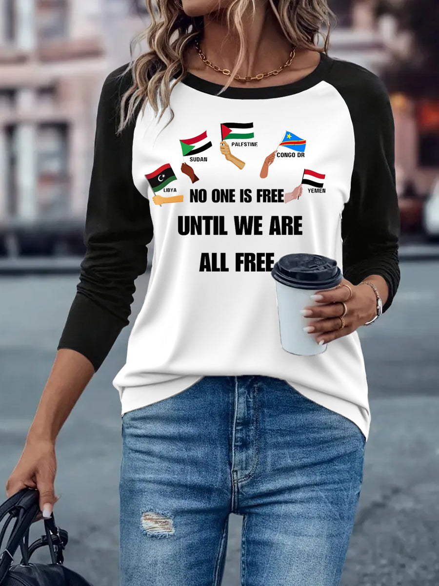 Women's Free&Peace Printed Tops