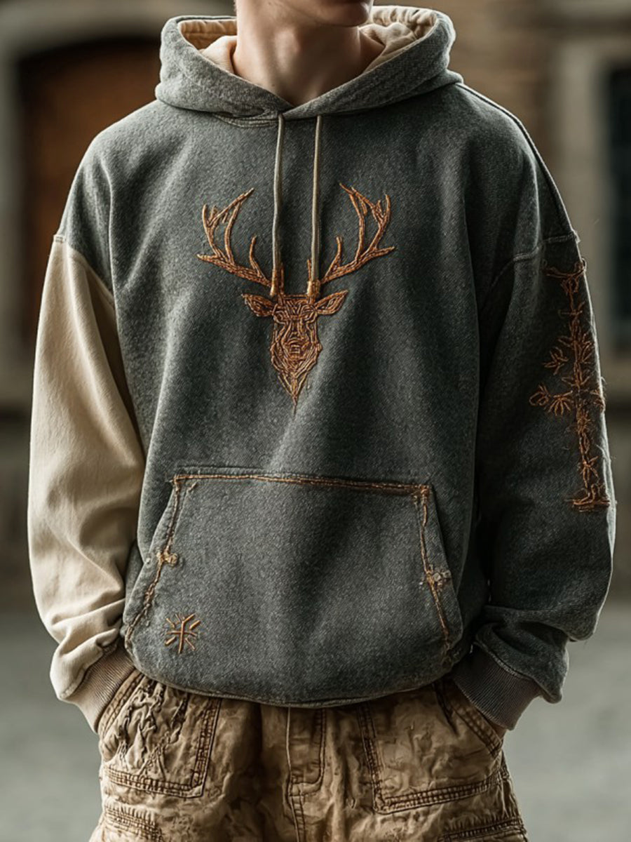 Men's Western Elk Hoodie