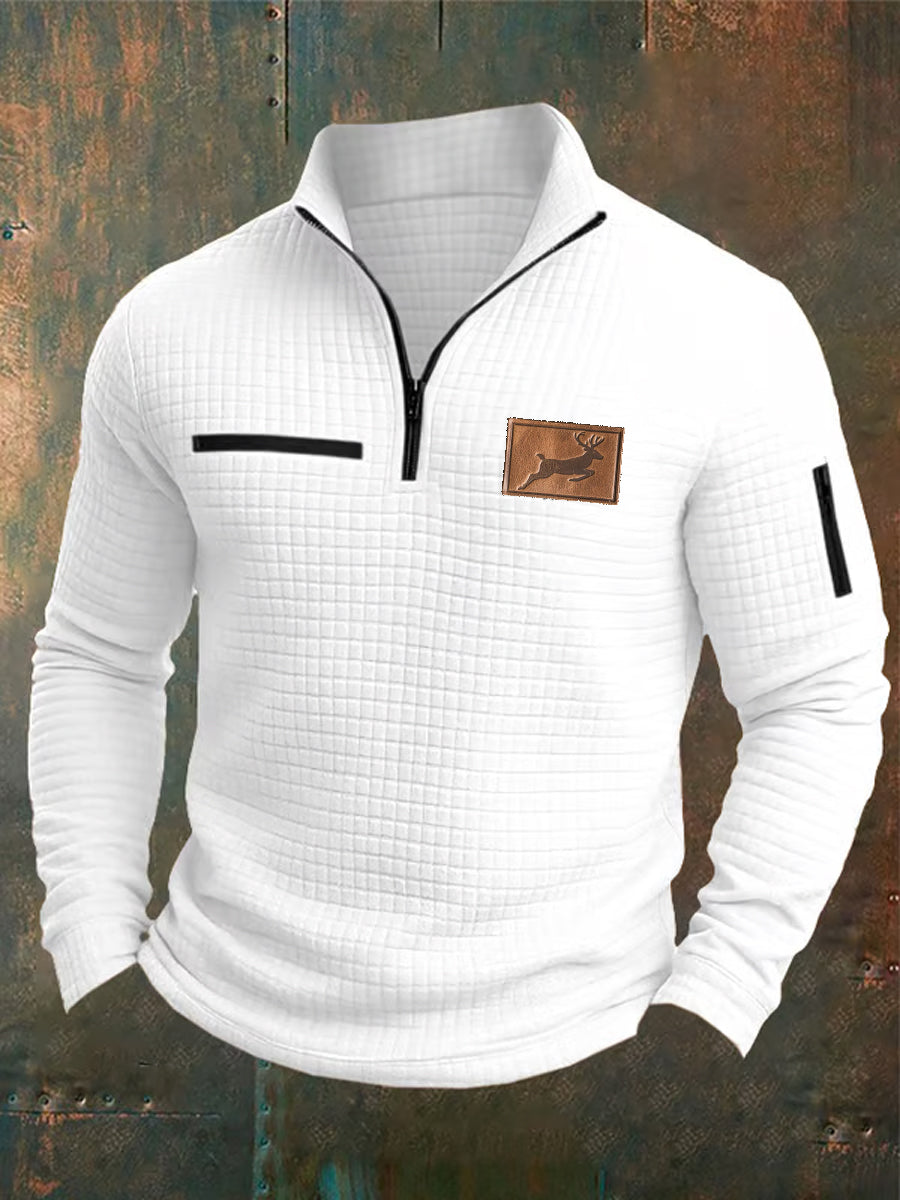 Men's Retro Western Casual Long Sleeve Sweatshirt / Hoodie