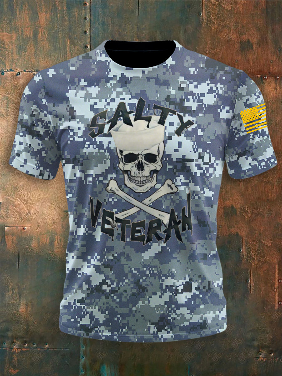 Men's Navy 250th Anniversary Crew Neck T-shirt