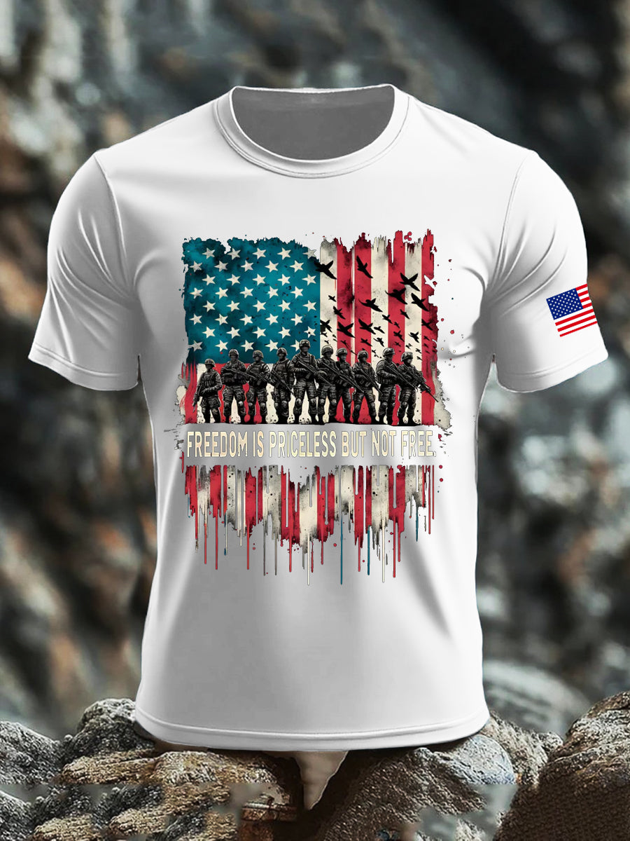 Men's Veterans Day Printed T-shirt