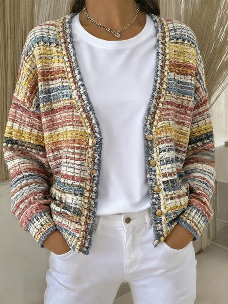 Women's luxurious casual cardigan