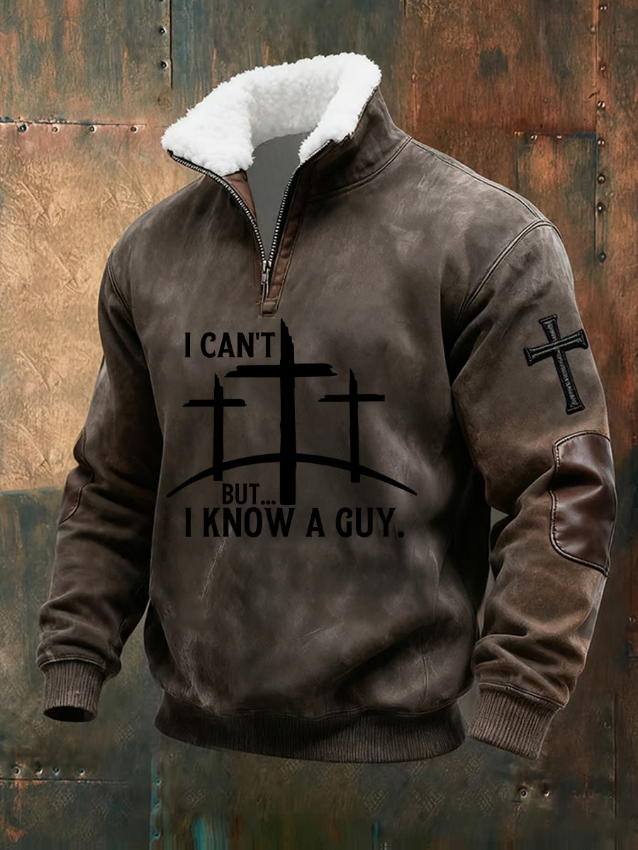 Men's Vintage Art Faith Casual Sweatshirt