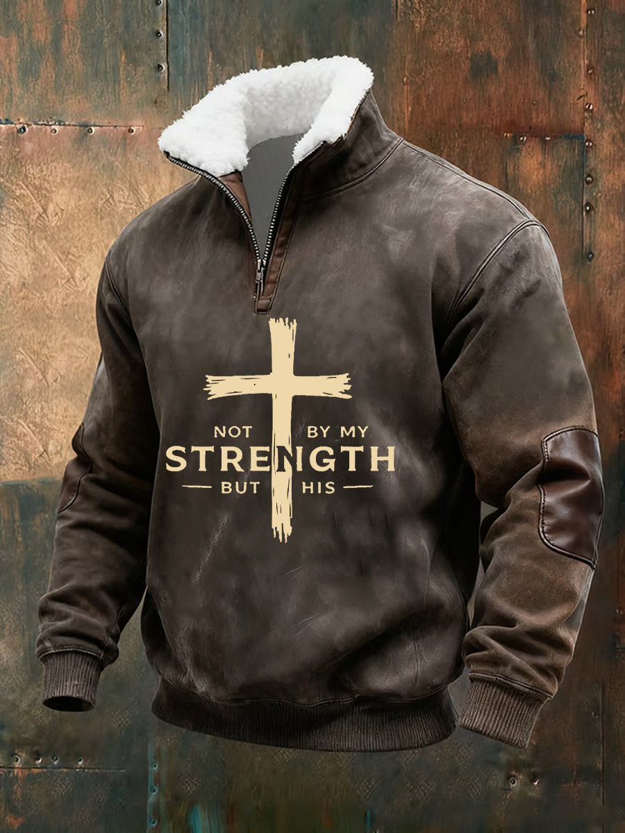 Men's Vintage Art Faith Casual Sweatshirt