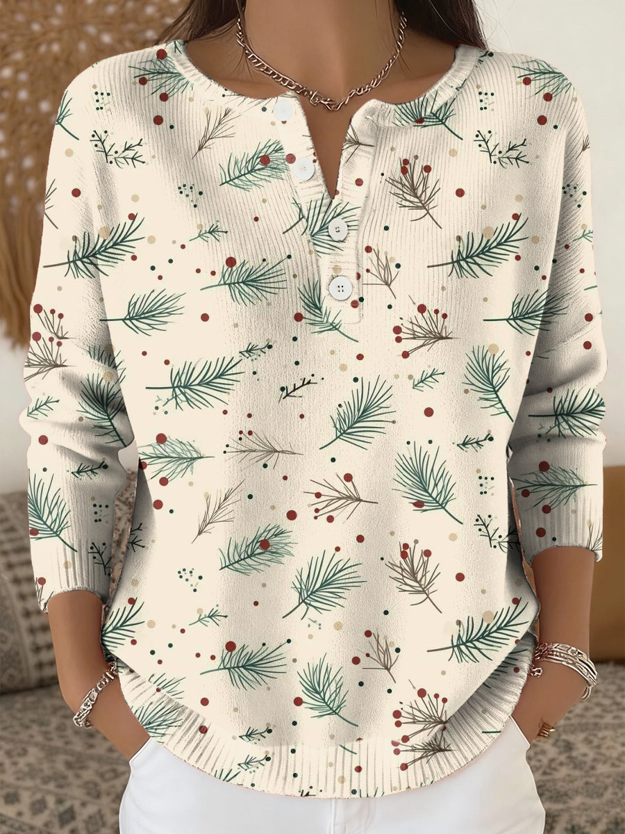 Women's Merry Christmas Knit Top