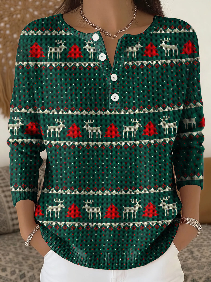 Women's Merry Christmas Knit Sweater