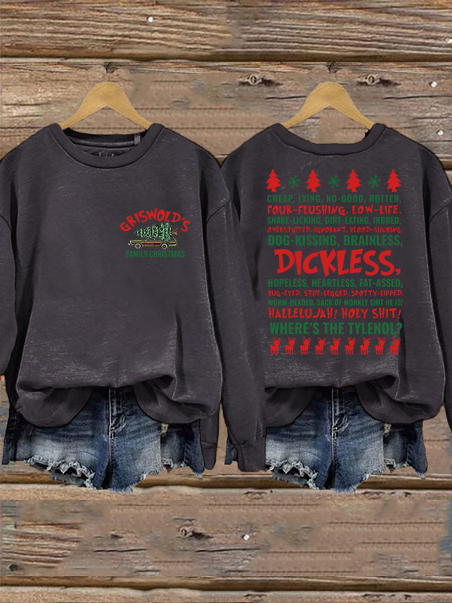Women's Christmas Print Casual Sweatshirt