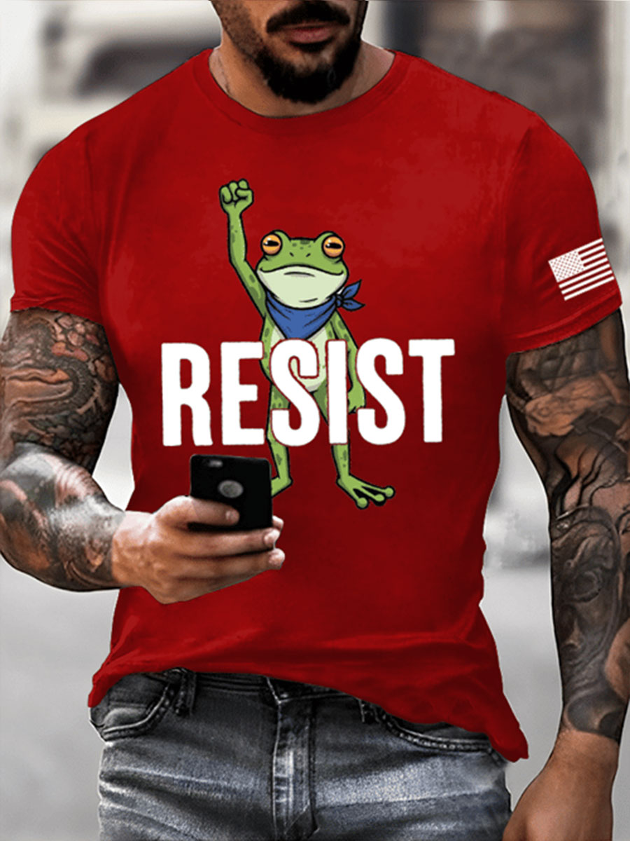 Men's Resist Frog Short-sleeved T-shirt
