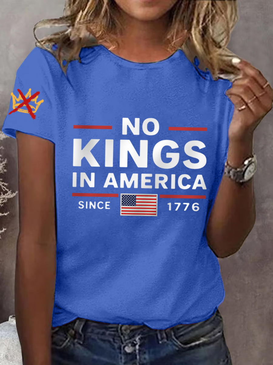 Women's No Kings In America Since 1776 Tee