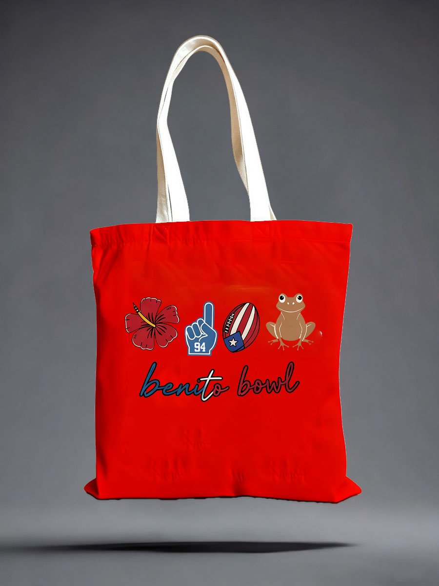 Bunny Football benito bowl Printed Bags