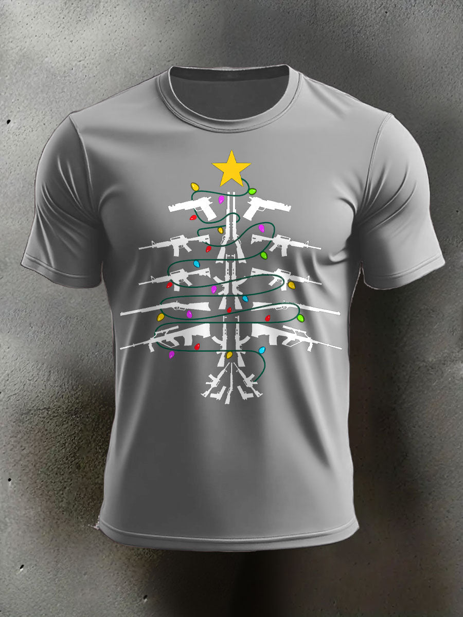 Men's Veteran Pew Humor Printed T-shirt