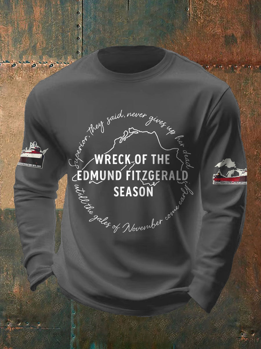 Men's Edmund Fitzgerald Legend Printed Tops