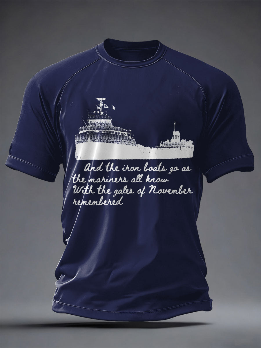 Men's Edmund Fitzgerald Legend Printed T-shirt