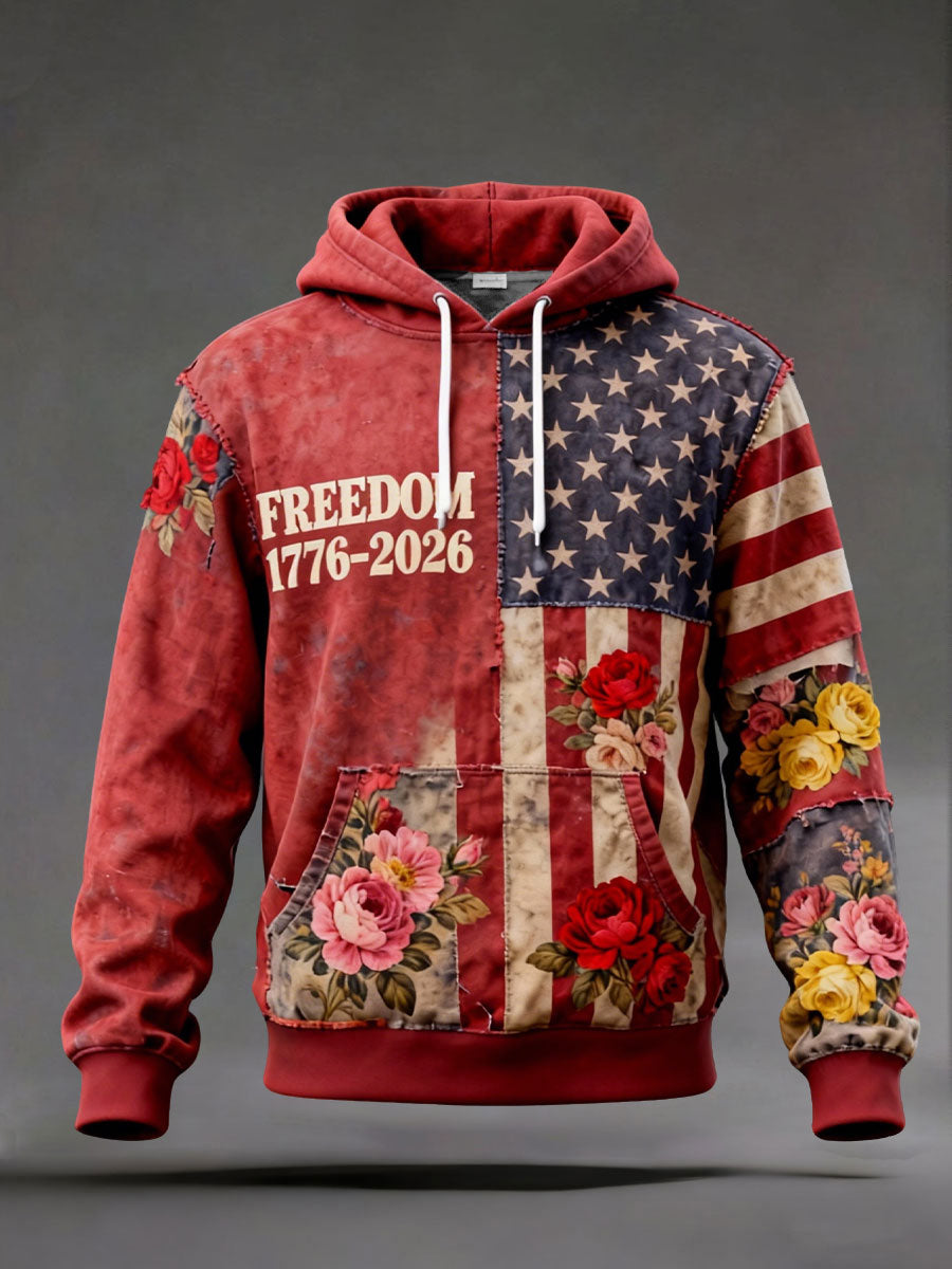 Men's Print Casual Hoodie