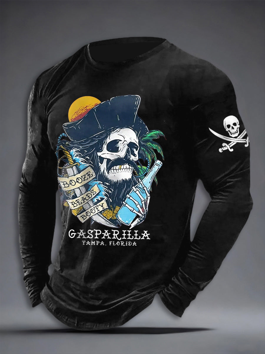 Men's Gasparilla Pirate Fest long sleeve T-shirt
