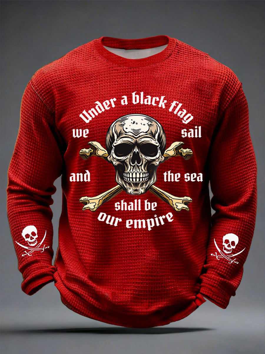 Men's Gasparilla Pirate Festival Printed Waffle Sweatshirt