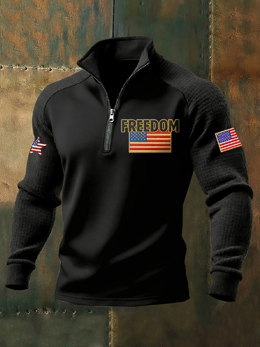 Men's Retro Anniversary Printed Sweatshirt