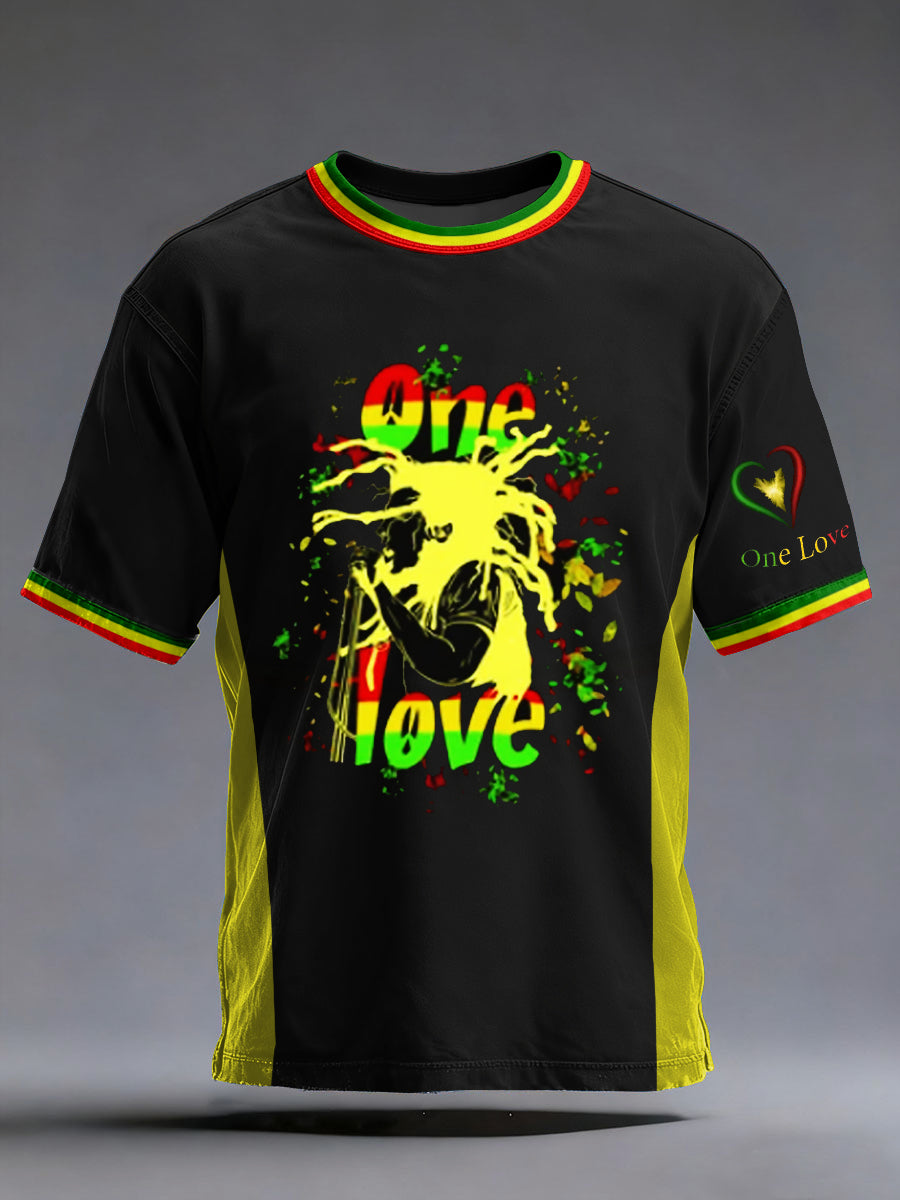 Men's Bob Marley One Love Short Sleeves T-shirt