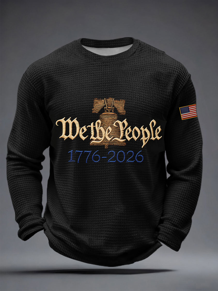 Men's Waffle Long Sleeve T-Shirt