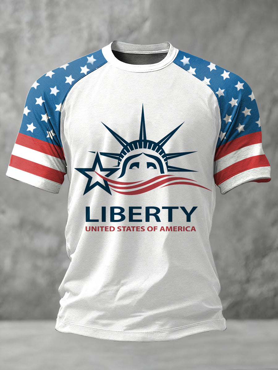 Men's Retro Anniversary Printed T-Shirt